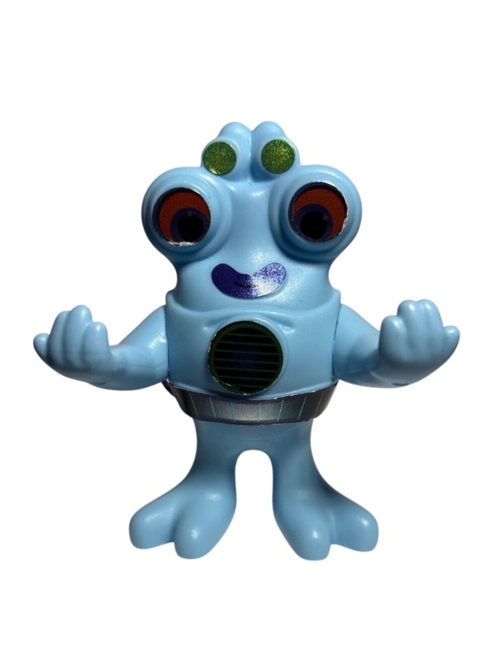 Blue Alien Themed McDonalds Toy Figure Crayola 3 Inches Tall Collectible